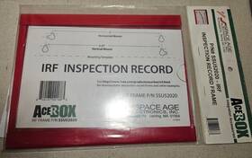Ssu52020-irf Space Age Inspection Record Frame