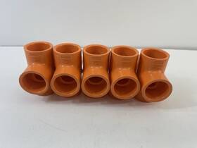 4220-010 Spears Lot Of 5 Flameguard Cross 1 Inch Socket Cpvc Domestic