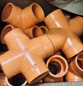 4220-015 Spears 10-pk Flameguard Cross - 1-1/2 Inch Socket Cpvc Sch 80