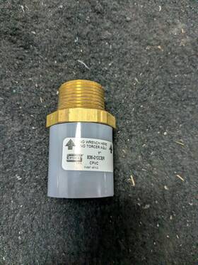 836-010cbr Spears Nsf-61g Standard Adapter 1 In Mnpt X Socket Cpvc Charity