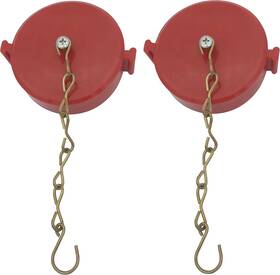 Springspray 734172448833 2 Pack 2-1/2 Inch Nh/nst Plastic Fire Hose Connection Standpipe Cap F