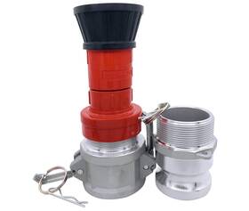 Acnp1620 Springspray 2 Inch Npsh Heavy-duty Industrial Fire Hose Nozzle With X Aluminum Camlo