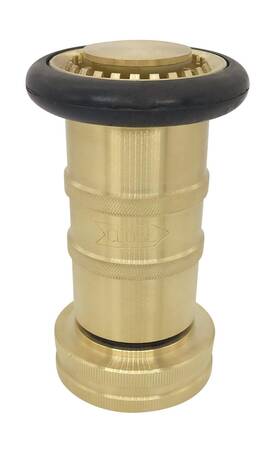 Fnb04npsh Springspray 1-1/2 Inch Npsh Fire Hose Nozzle Brass Equipment Heavy Duty Industrial Fog N