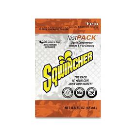 159015306 Sqwincher Fast Pack Drink Mix Tea 0.6 Fl Oz Yields 6 - 200 Per Ca