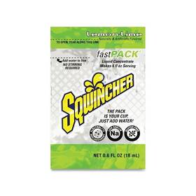 159015308 Sqwincher Fast Pack Drink Mix Lemon-lime 0.6 Fl Oz Yields 6