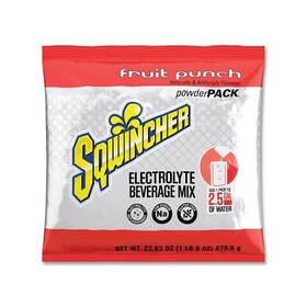 159016042 Sqwincher Powder Packs Fruit Punch 23.83 Oz Pack Yields 2.5 Gal - 32 Per Ca