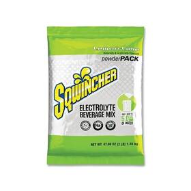 159016408 Sqwincher Powder Pack Lemon-lime 47.66 Oz Yields 5 Gal - 16 Per Ca