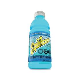 159030530 Sqwincher Ready-to-drink 20 Oz Wide-mouth Bottle Mixed Berry - 24 Per Ca