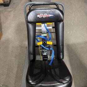 6gmr1 Superior Flame Fighter Seat Black Fabric Scba Includes 14000 Bracket Fire Truck See Photo