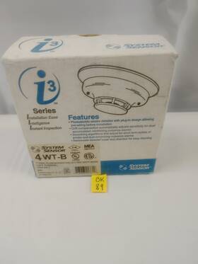 4wt-b System Sensor Photoelectric Smoke Detector