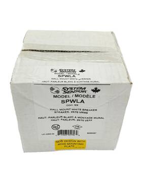 System Sensor 783863049569 Spwla Wall Mount Speaker White 25/70 Vrms New