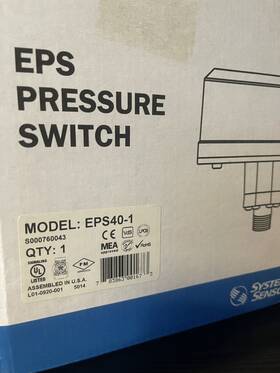 Eps40-1 System Sensor Supervisory Pressure Switches Free Shipping