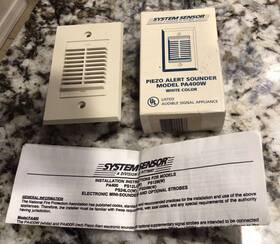 Pa400w System Sensor Pittway Piezo Alert Sounder Model Unused