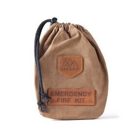 Tac-efk-0001 Tacamo 15-piece Emergency Fire Making Kit With Premium Waxed Canvas Storage ... Fast Ship