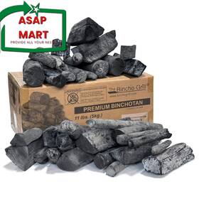 The Bincho Grill 611355571376 Binchotan Charcoal 11 Lbs Premium Japanese Black