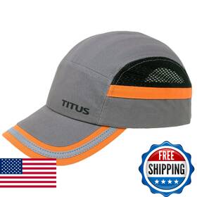 B0dym1t3lq Titus Lightweight Safety Bump Cap - Baseball Style Protective Hat Grey Without Range