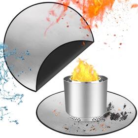 Hf-fpms-39-3 Tohonfoo 5-layer Round Fire Pit Mat 39in Compatible With Solo Stove Ranger Fi