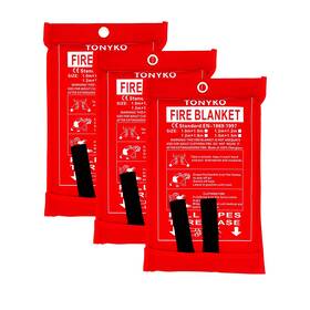 Fb03 Tonyko Fiberglass Fire Blanket For Emergency Surival Flame Retardant Protect