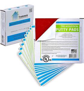 Tmapp10 Trademark Soundproofing Acoustical Putty Pads - Moldable Pad Fire Stop For Electrical Box