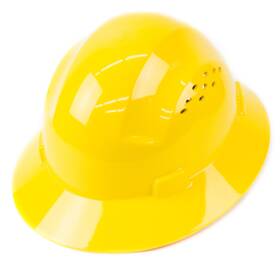 Ts-hp24-ye Ttoy Safety B07xzp13q7 Hard Hat Brim Style 4 Point Ratchet Suspension 1ea Yellow