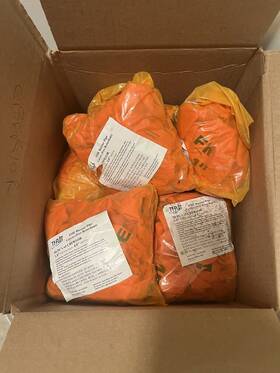 Cbfr1or Ty-flot Box Of 10 Fme Barrier Pipe Covers 1 Inch X 4 Fr Fire Retardant