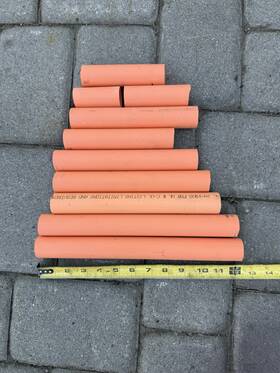 4120-06 Tyco 1 Inch Cpvc Sprinkler Orange Pipe Pieces