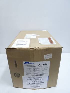 733510000 Unifrax 970-k Ceramic Fiber Paper 1/4in X 24in 125sq-ft