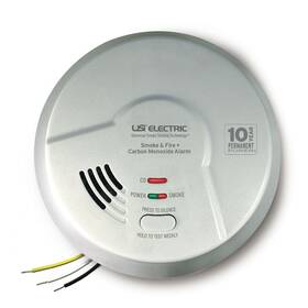 Mic1509s Universal Security Instruments Usi 3-in1 Smoke Fire And Carbon Monoxide Alarm