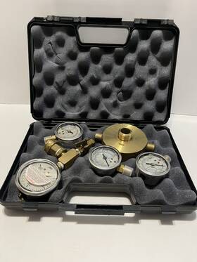 3u-01-0a Usa Blue Book 2002 Plantpro Fire Hydrant Gauge 200 Psi With 3 Extra Gauges