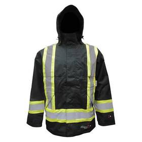 3907frwj-xxl Viking Flame Resistant Insulated Rain Jacket 2xl 13.5 Oz Polyester