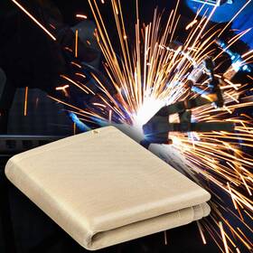 1022 Vuwo 120 180 Welding Blanket - Heavy Duty Fiberglass Fireproof 4 X 6 Inch F