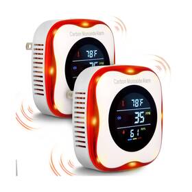 Kh105 Vzmcov 787415441351 Plug-in Carbon Monoxide Detector With Real-time Co Display And Temp... Fast Ship
