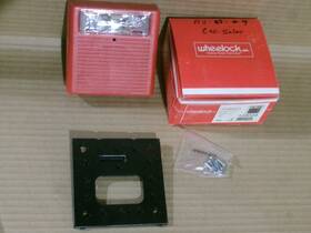 As-24mcw-fr Wheelock New Audible Strobe 24vdc Wall Red Ak