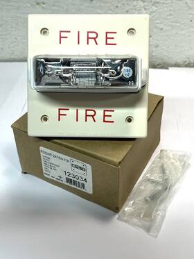 Rsswp-2475w-fw Wheelock Brand New Cooper Part Strobe 123034 White Fire Alarm