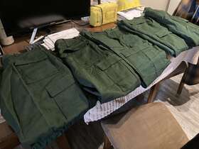2434 Wildland Fire Forestry Pants 6-pair Lot