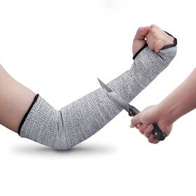 Zitu Ischyros 602456121829 Cut Resistant Sleeves Level 5 Arm Protection Sleeve With Thumb Slot Grey Gard