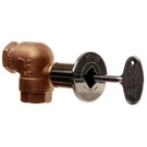 Hpc Fire 3/4IN. Angled Gas Pit Shut Off Valve Kit, Polished Chrome. Fixed Price $95.00.