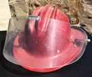 Bullard Hard Hat Fireman Boiled Ribbed Firefighters Helmet W/shield Usa. Fixed Price $149.99.