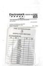 Brady Electromark Y5030149 Fire Extinguisher Tags Aluminum Date/month 25-28. Fixed Price $13.99.