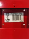 New Fire Alarm Equipment SB-10 Backbox Red. Fixed Price $12.88.