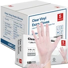 Schneider Clear Vinyl Exam Gloves, 4MIL, Xl 1000CT Case, Latexfree, Disposabl.... Fixed Price $87.21.