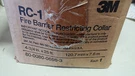 3M RC-1 Nib Fire Barrier Restricting Collar See Pics 3/4 X 25' #A59. Fixed Price $60.00.