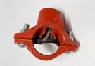 Victaulic Firelock Outlet Tee Mechanical Joint Fpt 1-1/4" X 1" Red Ductile Iron. Fixed Price $25.00.