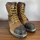 Red Wing Irish Setter Boots Mens 9 Mesabi Safety Toe Waterproof Brown 83834. Fixed Price $44.99.