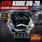 New Kidde UB-20 292474 Fire Extinguisher Bracket Lb Vehicle Marine. Fixed Price $159.95.
