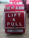 Lot Of 6 Esl Fire Alarm Pull Stations Lift &. Fixed Price $150.00.