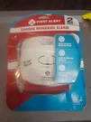First Alert Battery-powered Electrochemical Carbon Monoxide Detector 1039741. Fixed Price $14.00.