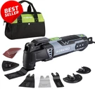 3.0 Amp Corded Oscillating Multi Tool Kit Variable Speed 17PCS - Us. Fixed Price $109.00.