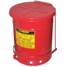 Justrite 9300 10 Gallon Oily Waste Can W/ Foot-operated Self-closing Cover. Fixed Price $107.74.
