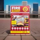 Fire Extinguisher Blanket 40X40 Emergency Flame Suppressant Fiberglass 911411. Fixed Price $15.05.